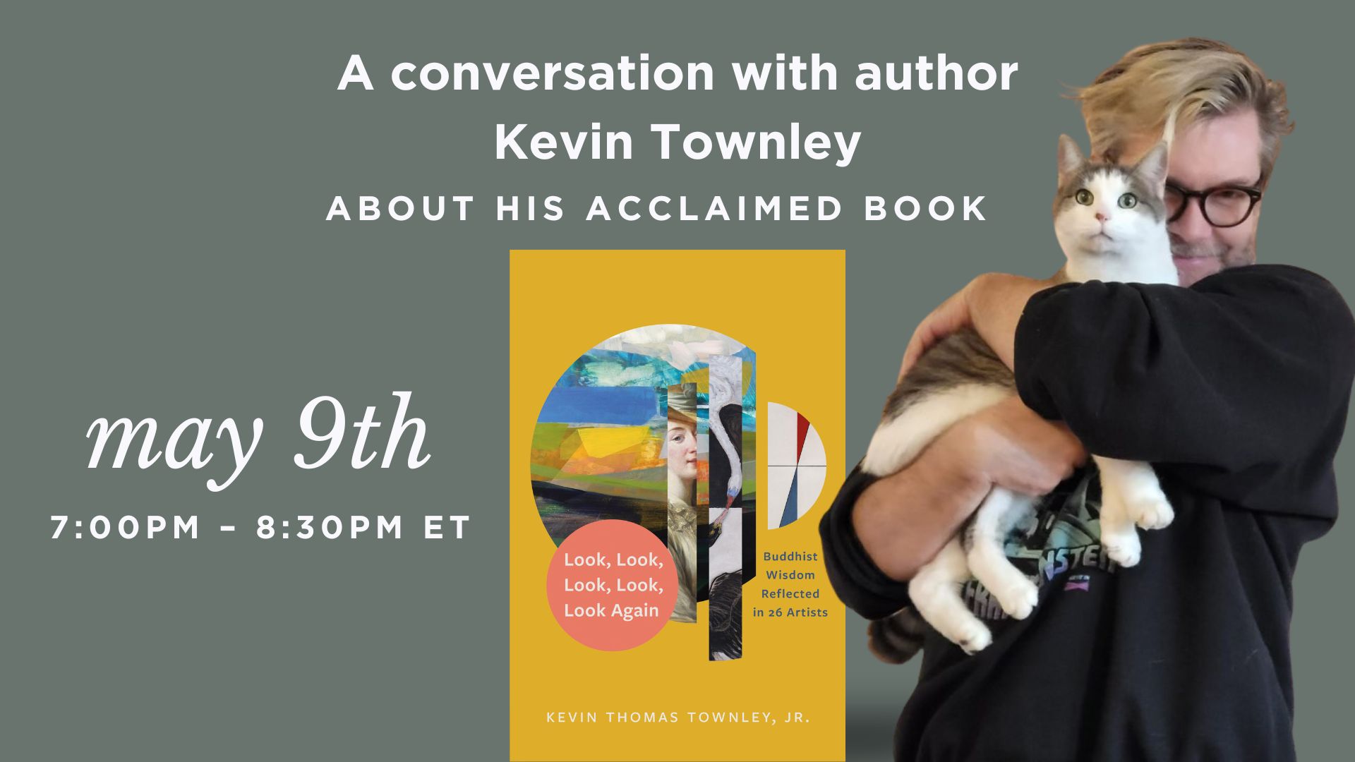 A conversation with author Kevin Townley about his acclaimed book | may 9th | 7:00pm – 8:30PM ET